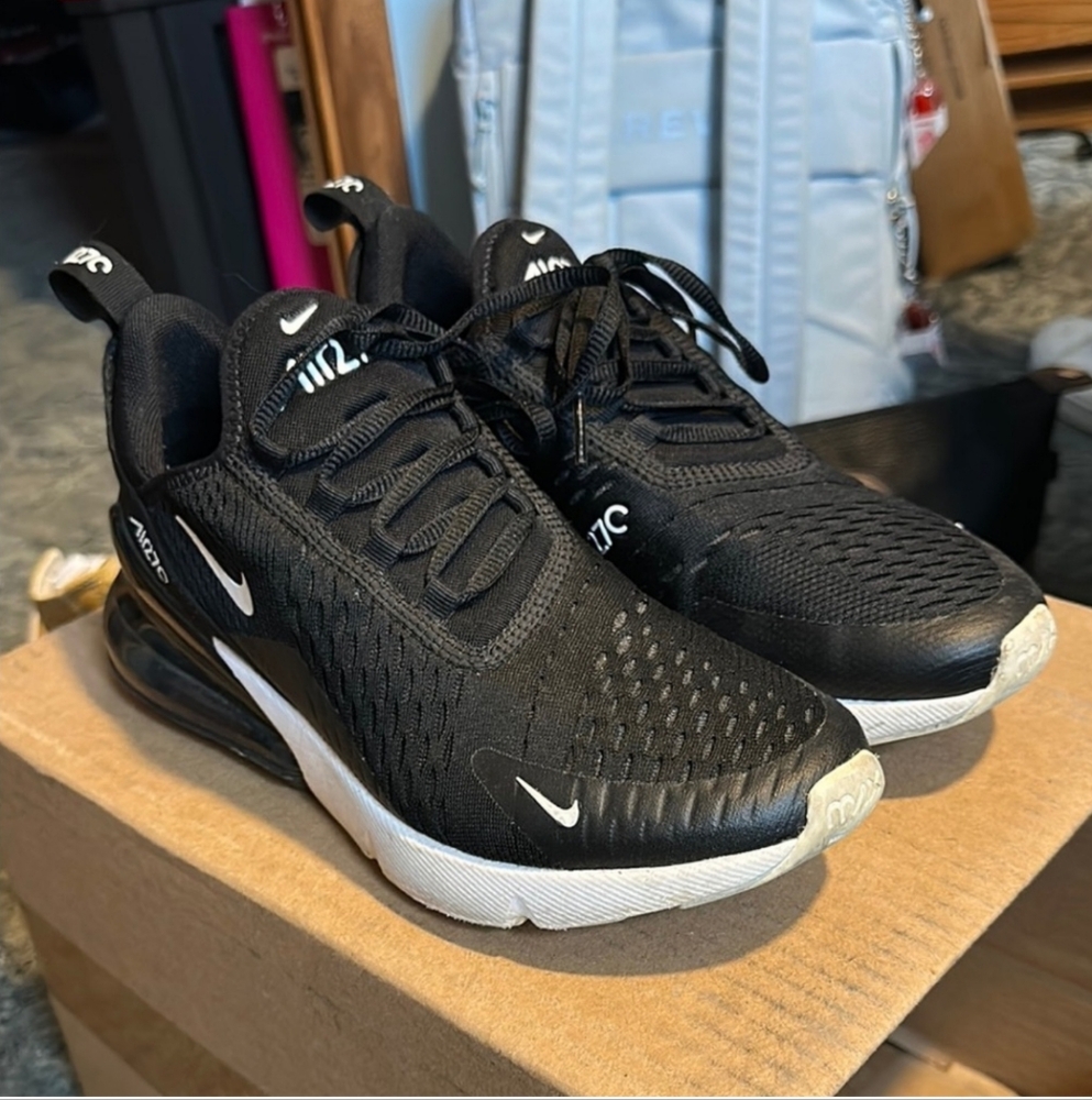 Nike Air Max 270 Black and White Sneakers